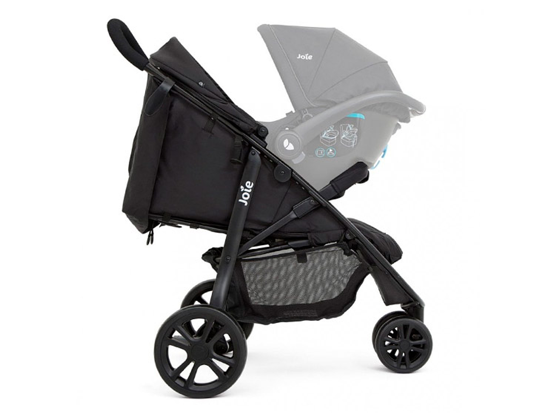 COCHE TRAVEL SYSTEM JOIE LITETRAX NEGRO 4