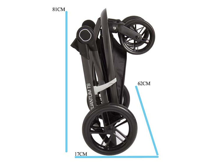 COCHE TRAVEL SYSTEM BEBESIT QUANTUM ROSADO 7