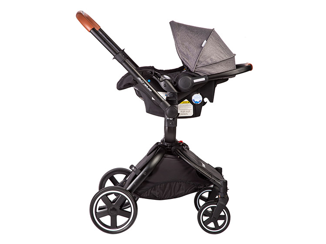 COCHE TRAVEL SYSTEM BEBESIT DELUXE 360° NEGRO 4