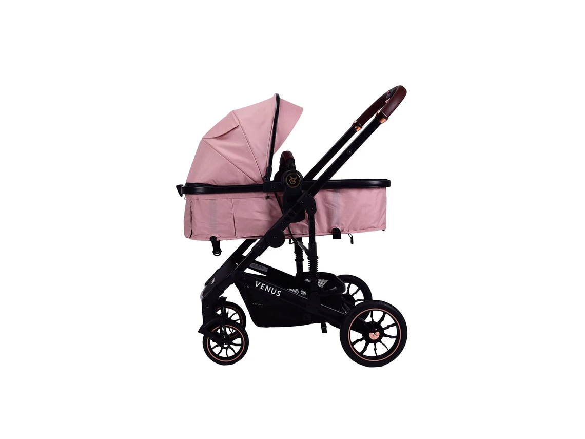 COCHE TRAVEL SYSTEM VENUS PINK 2 EN 1 4