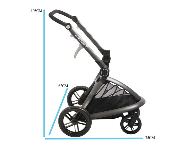 COCHE TRAVEL SYSTEM BEBESIT QUANTUM ROSADO 8