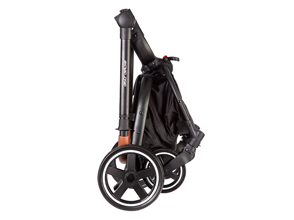 COCHE TRAVEL SYSTEM BEBESIT DELUXE 360° NEGRO 7