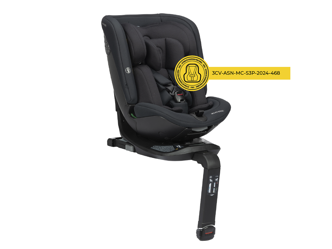 SILLA AUTO CONVERTIBLE SPINEL 360° PLUS O12 AUTHENTIC BLACK 2