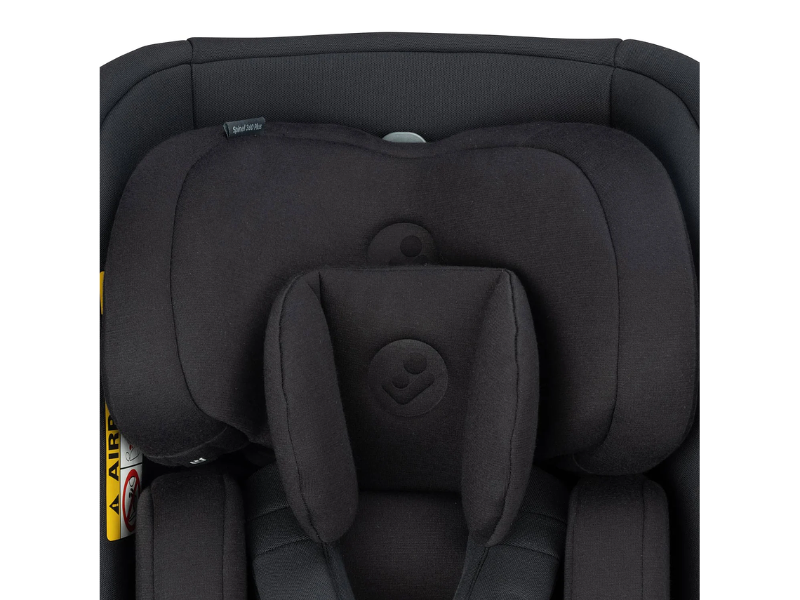 SILLA AUTO CONVERTIBLE SPINEL 360° PLUS O12 AUTHENTIC BLACK 8