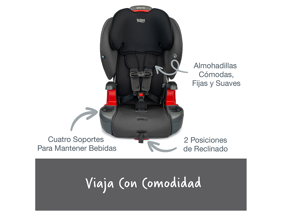 SILLA AUTO BUTACA GROW WITH YOU MOD BLACK 5