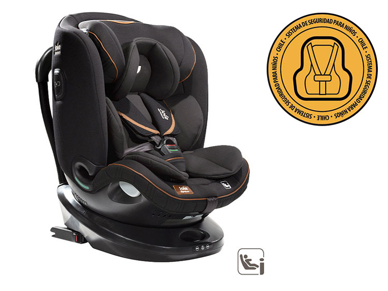 SILLA AUTO JOIE I-SPIN GROW ECLIPSE CARBON 1