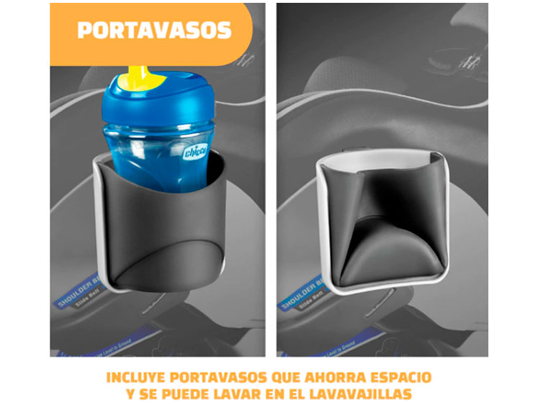 SILLA AUTO CHICCO SILLA CONVERTIBLE NEXTFITCLEAR LATCH GRIS 5