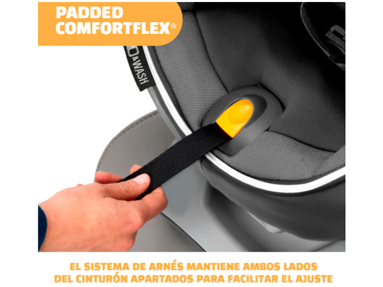 SILLA AUTO CHICCO SILLA CONVERTIBLE NEXTFITCLEAR LATCH GRIS 6