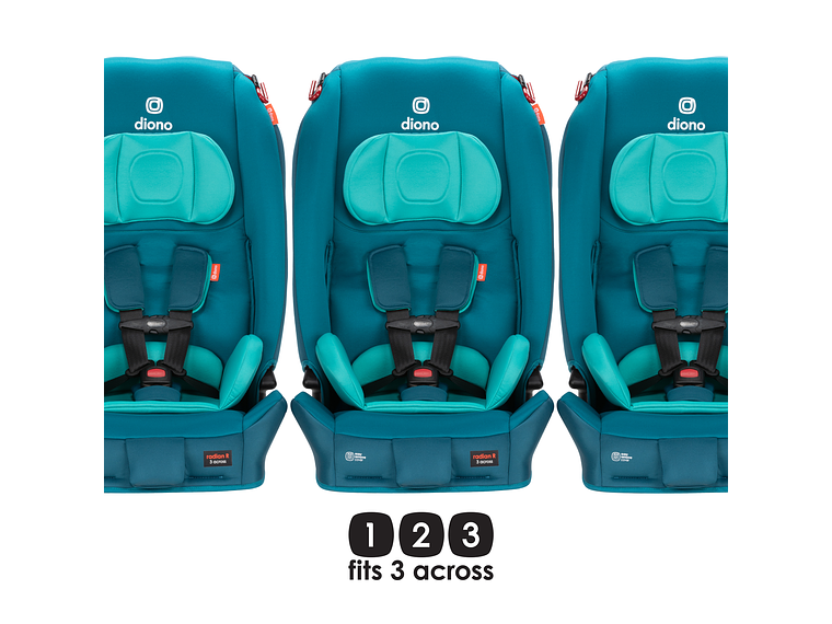 SILLA DE AUTO CONVERTIBLE DIONO RADIAN® 3R EDICIÓN CALIPSO RAZZ 7