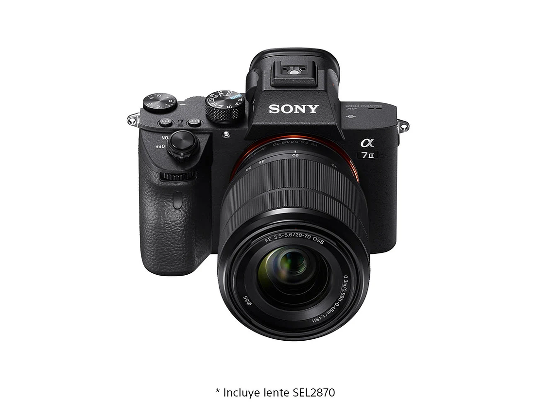 CÁMARA MIRRORLESS FULL-FRAME ILCE-7M3K 1