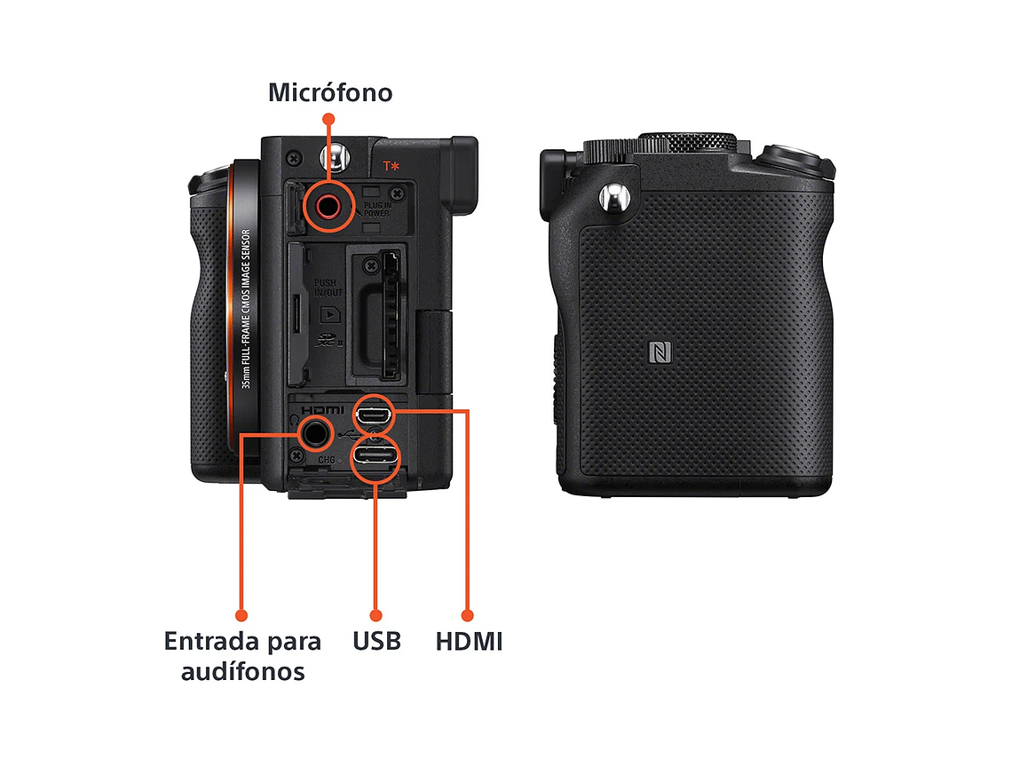 CÁMARA COMPACTA FULL-FRAME ALPHA 7C 2