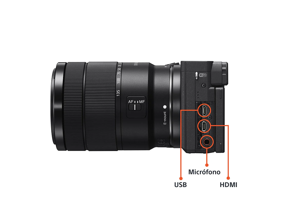 CÁMARA ILCE-6400M CON MONTURA E Y SENSOR APS-C 3