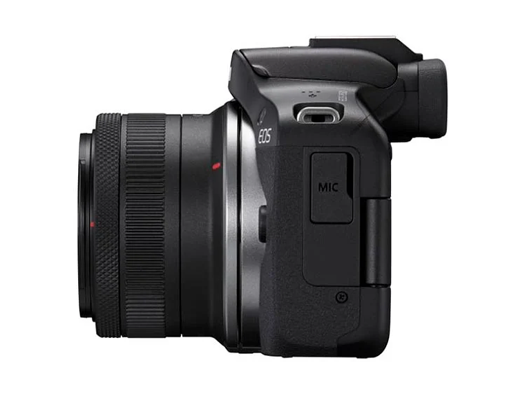 CÁMARA MIRRORLESS CANON R50 4K UHD 24.2 MP+ LENTE 18-45 + LENTE 55-210 3