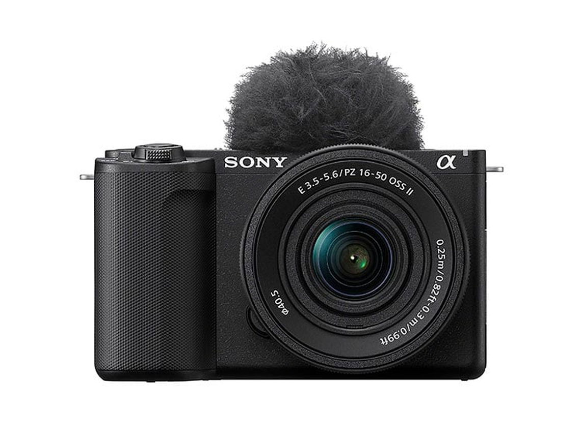 CÁMARA MIRRORLESS SONY ZV-E10 II PARA BLOGS 4K UHD 27MP + LENTE SELP16502 1
