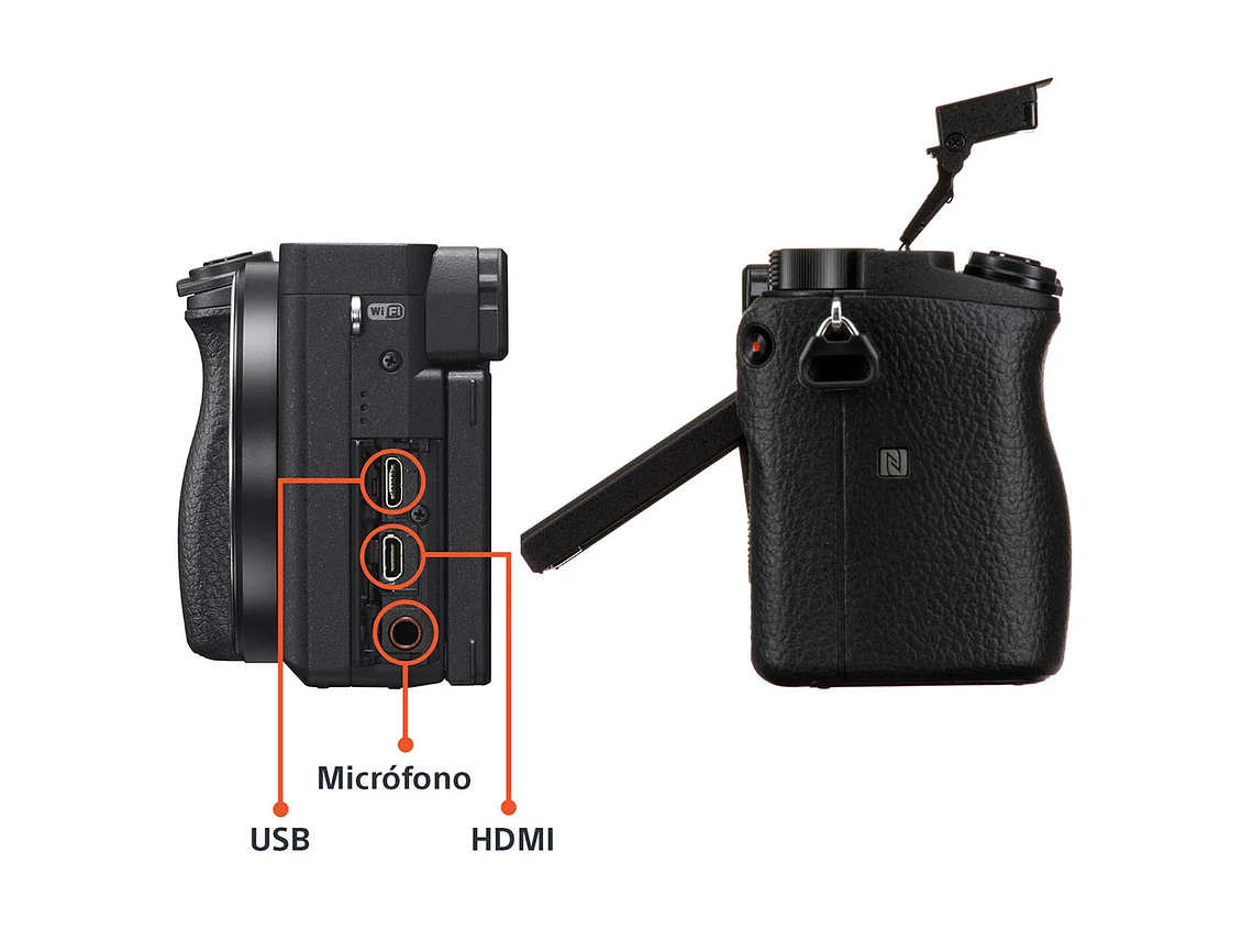 CÁMARA ILCE-6400M CON MONTURA E Y SENSOR APS-C 6