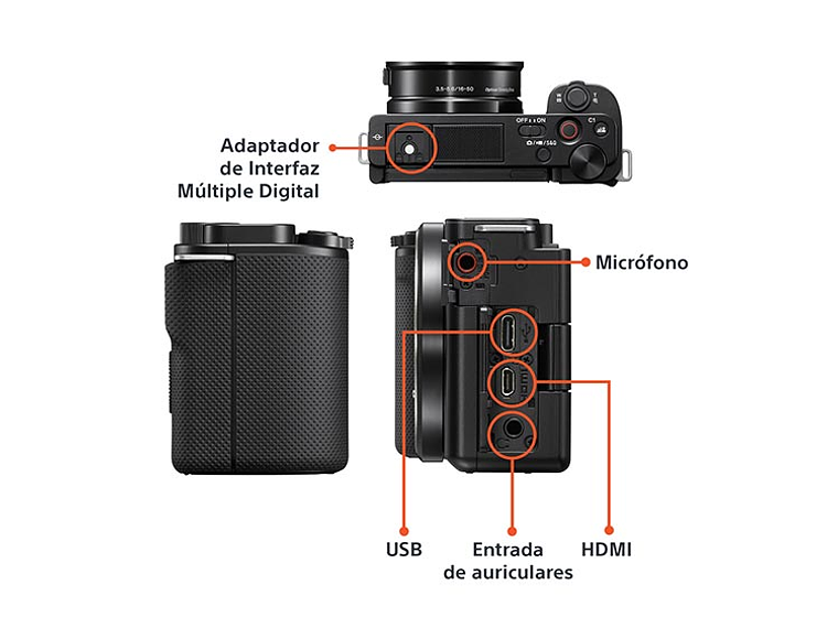 CAMARA SONY DIGITAL ZV-E10L E38 2