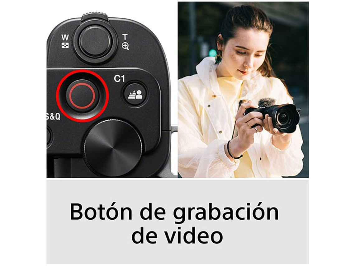 CAMARA SONY DIGITAL ZV-E10L E38 6