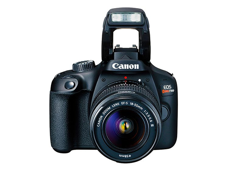 CAMARA CANON REBEL T100 + LENTE 18-55 3