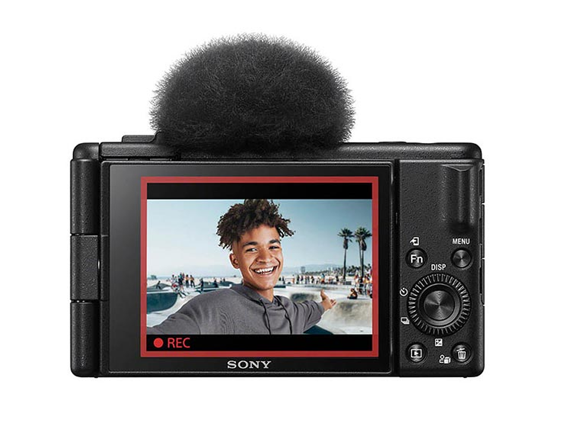 CÁMARA VÍDEO DEPORTIVA SONY ZV-1F WI-FI BLUETOOTH 20.1 MP VIDEOBLOGS 3
