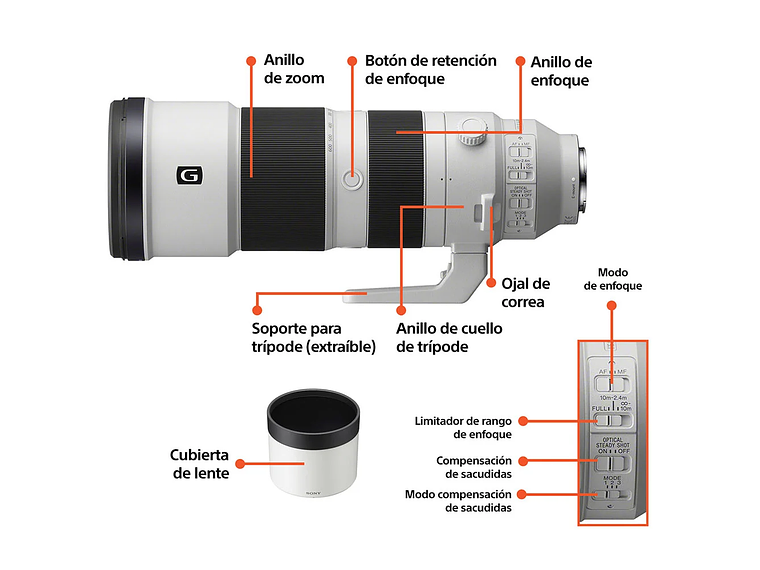 LENTE POTENTE SUPERTELEOBJETIVO ZOOM 3