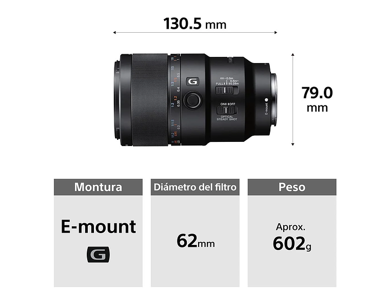 LENTE TELEOBJETIVO FE 90 MM F2.8 2