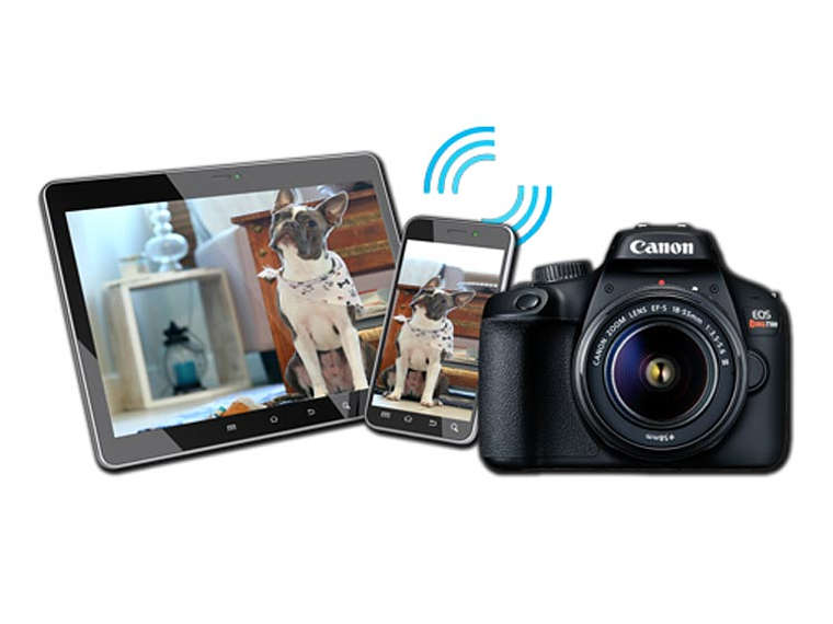 CAMARA CANON REBEL T100 + LENTE 18-55 6