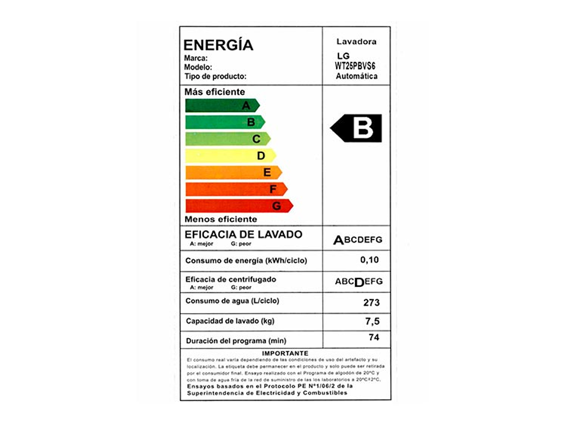 LAVADORA CARGA SUPERIOR LG WT25PBVS6 25KG NEGRO 3