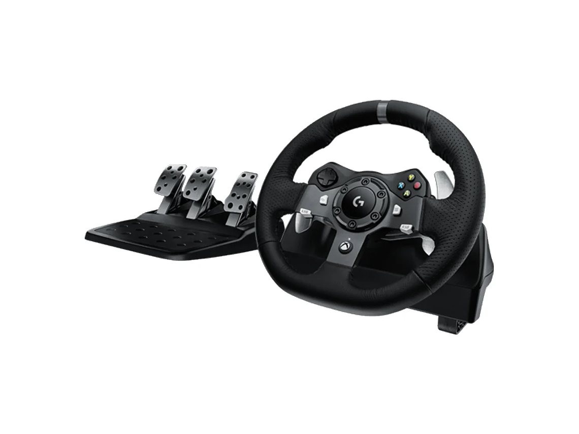 VOLANTE GAMER C/ PEDALES LOGITECH G920 DRIVING FORCE XBOX PC 3