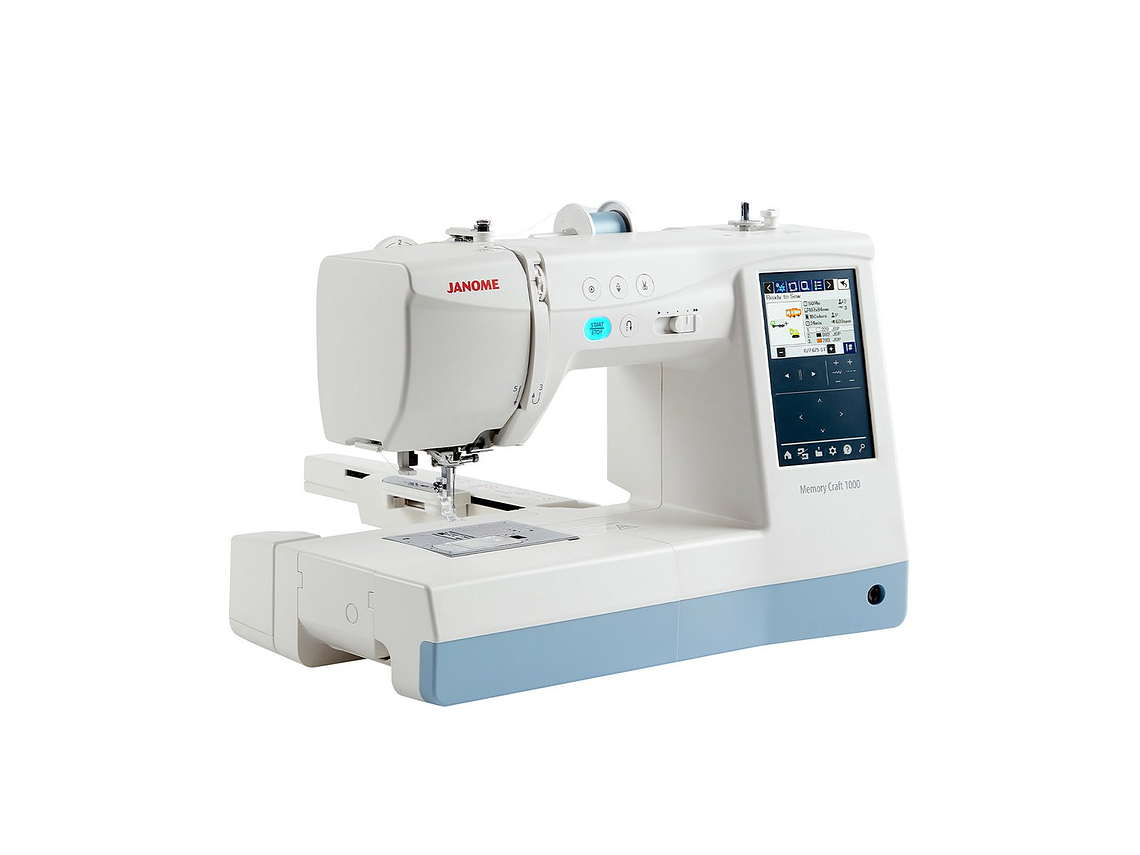 MÁQUINA DE COSER BORDAR JANOME MEMORY CRAFT 1000 7