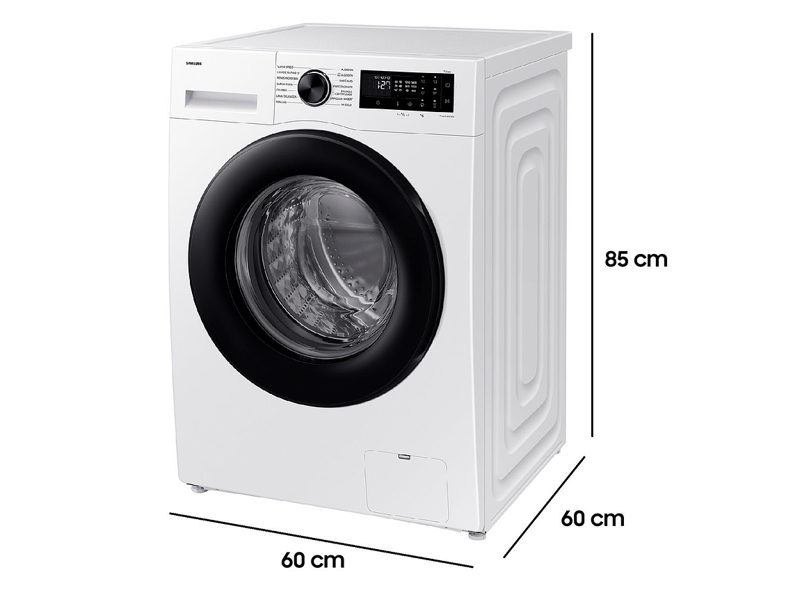 LAVADORA CARGA FRONTAL SAMSUNG WW10DG5U34AE BE SPOKE 10.5KG BLANCO 6
