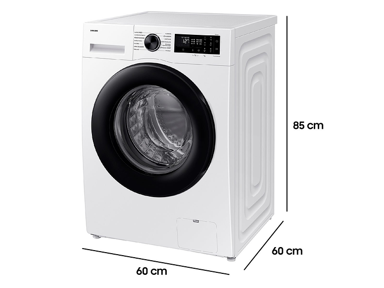 LAVADORA CARGA FRONTAL SAMSUNG WW10DG5U34AE BE SPOKE 10.5KG BLANCO 6