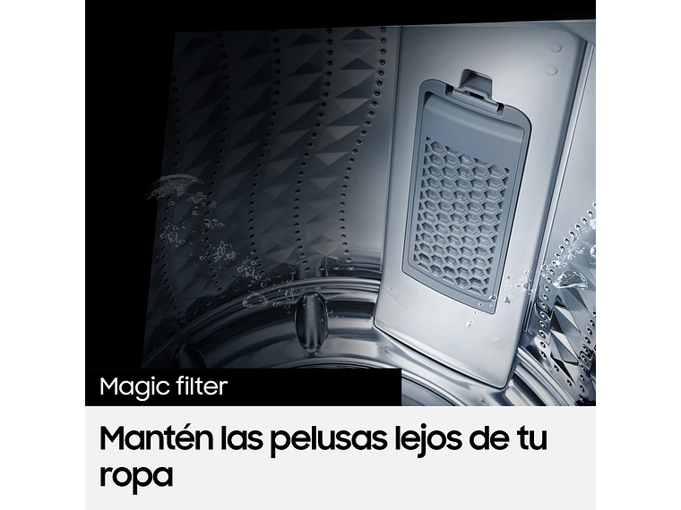 LAVADORA CARGA SUPERIOR SAMSUNG WA24A8370GV 24KG NEGRO 7