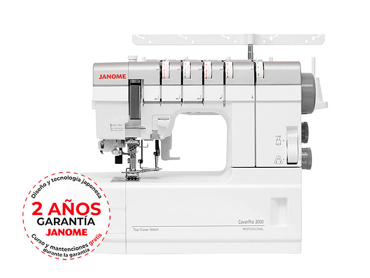 MÁQUINA COSER JANOME COVERPRO3000P COLLERETERA 5