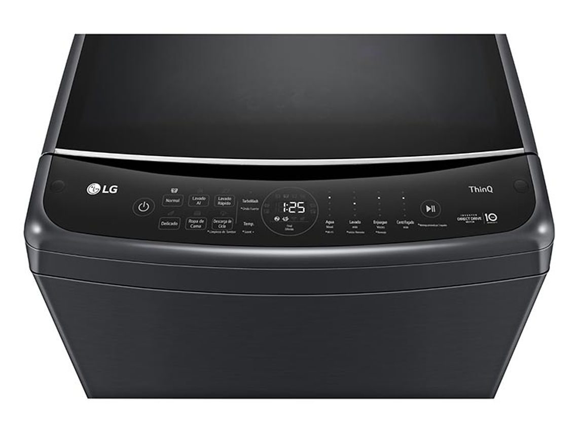 LAVADORA CARGA SUPERIOR LG WT21PBV6 21KG NEGRO 7