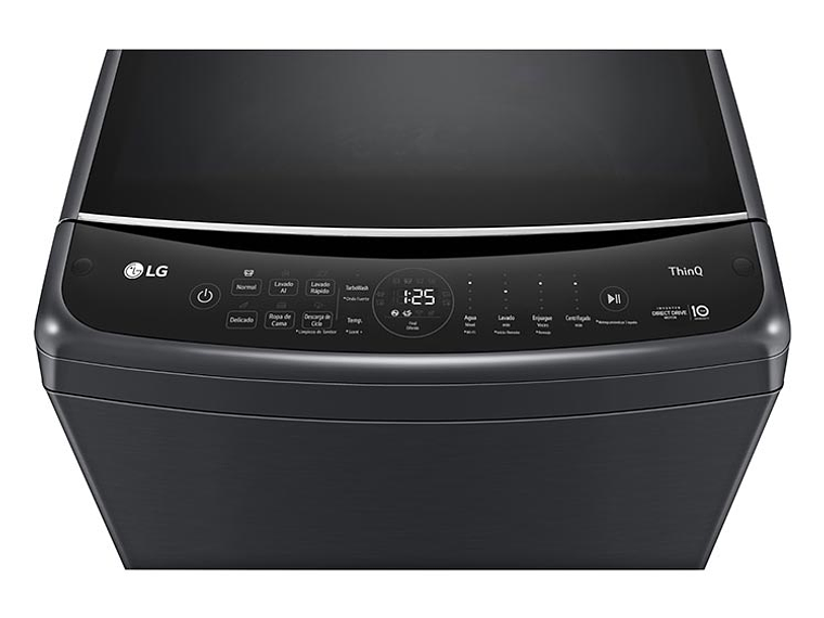 LAVADORA CARGA SUPERIOR LG WT21PBV6 21KG NEGRO 7
