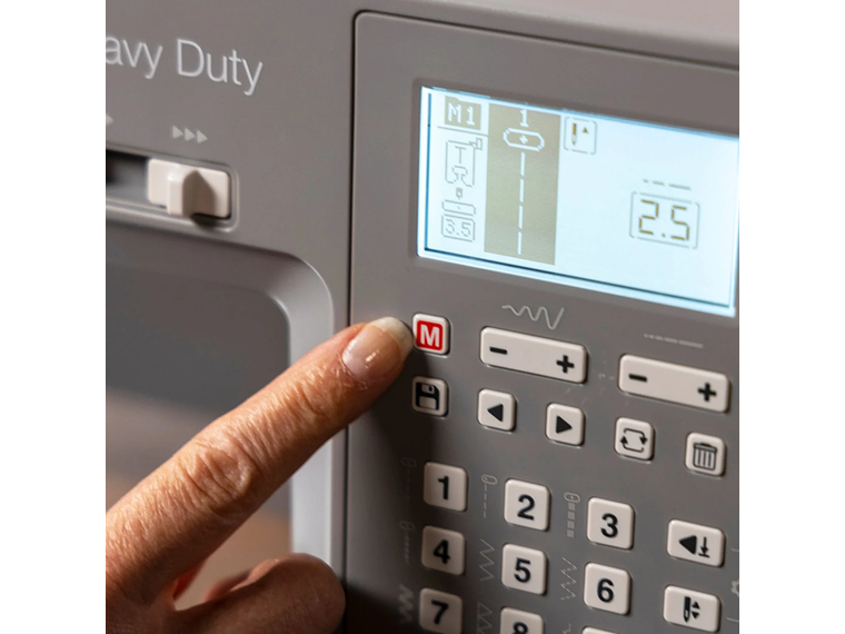 MÁQUINA DE COSER SINGER HEAVY DUTY HD6805C COMPUTARIZADA 4