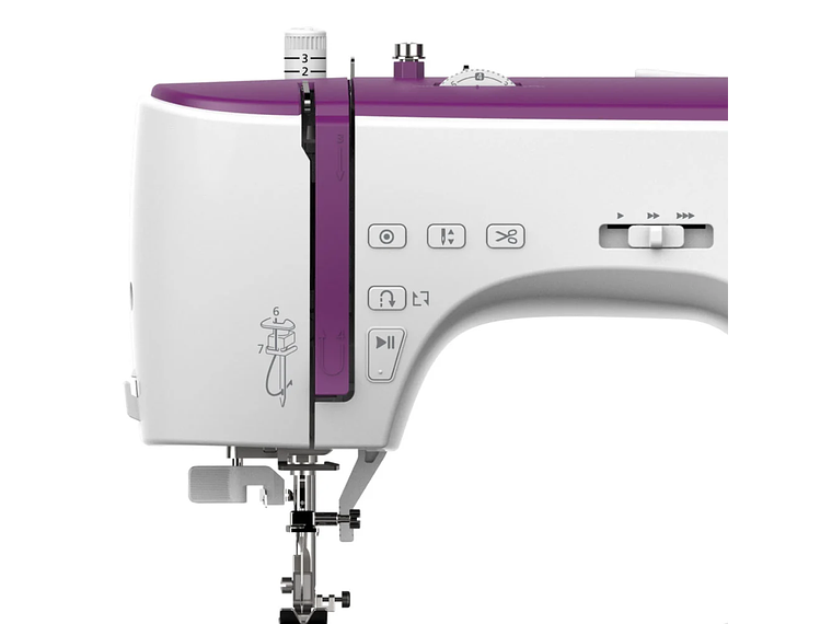 MAQUINA DE COSER NECCHI NC204A MÁQUINA DE COSER NC-204D 2