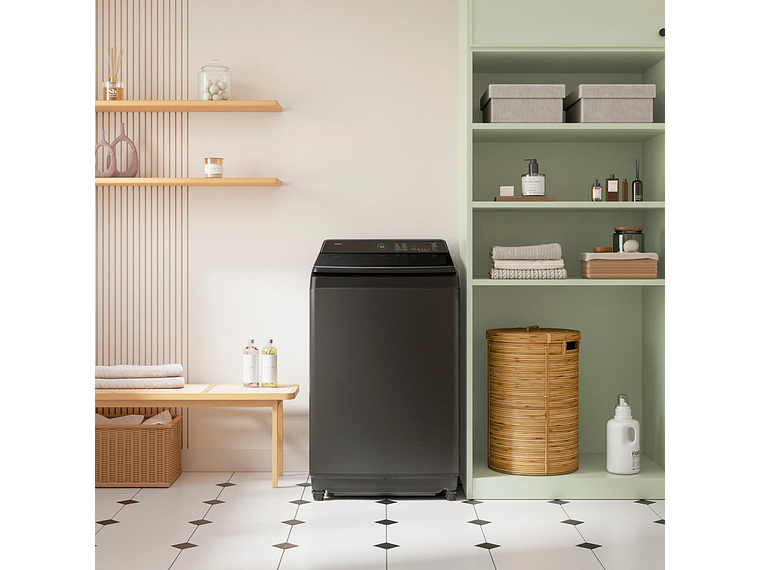 LAVADORA CARGA SUPERIOR SAMSUNG WA80F21S8BZS BE SPOKE 21KG NEGRO 3