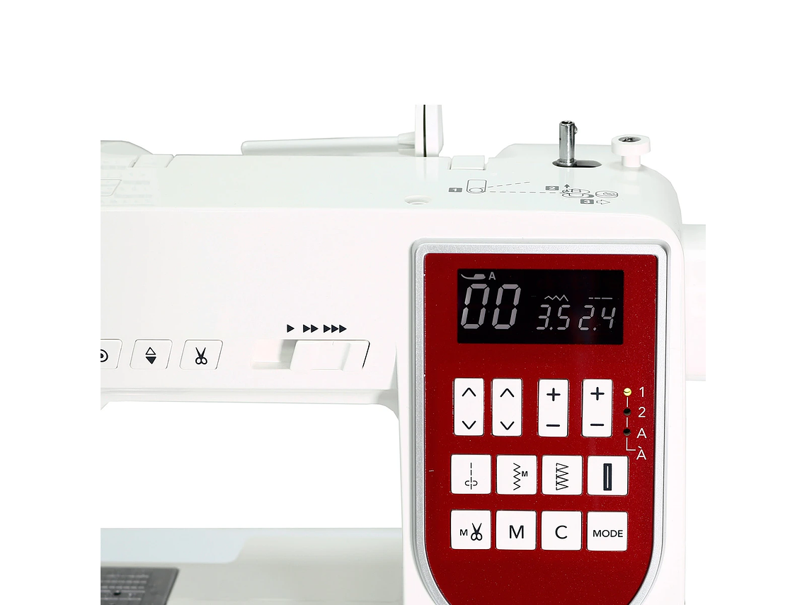 COMBO JANOME MÁQUINA DE COSER DM7200 + OVERLOCK 8002D 7