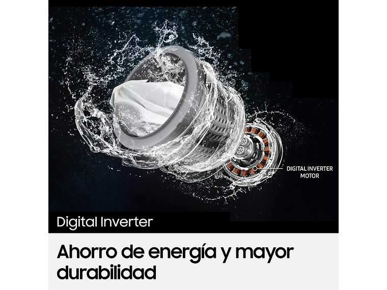 LAVADORA CARGA SUPERIOR SAMSUNG WA80F21S8BZS BE SPOKE 21KG NEGRO 5