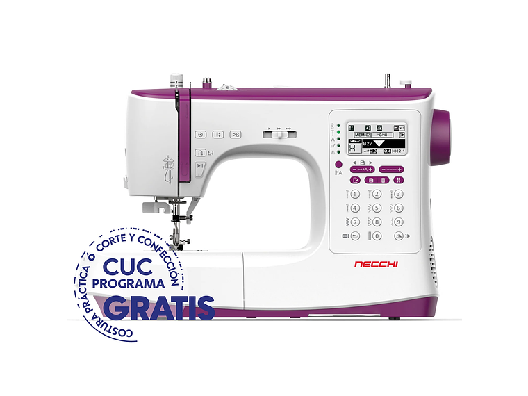 MAQUINA DE COSER NECCHI NC204A MÁQUINA DE COSER NC-204D 4