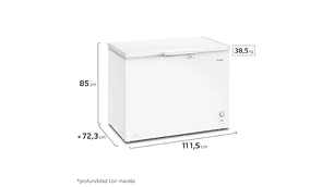 CONGELADOR FREEZER FENSA HORIZONTAL 290L FRÍO DIRECTO Z300D