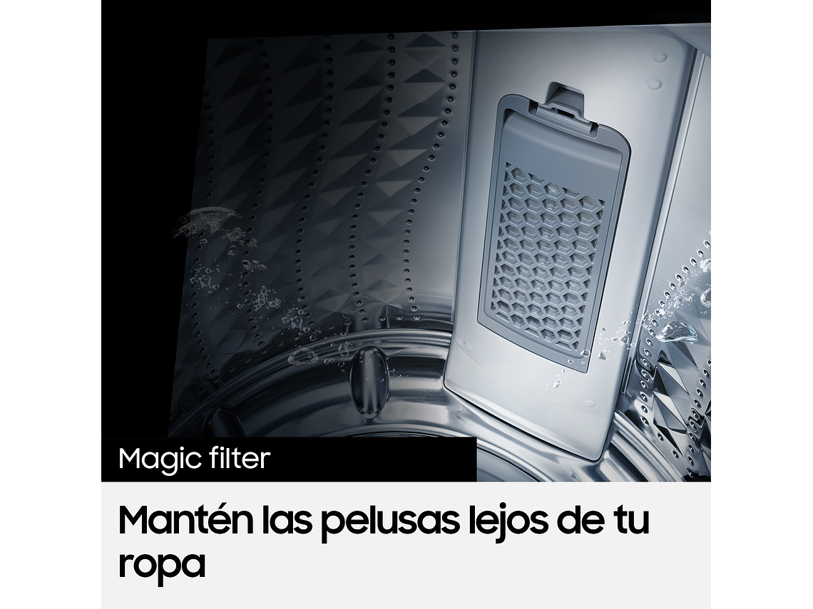 LAVADORA DE CARGA SUPERIOR 22KG CON ECO BUBBLE 10