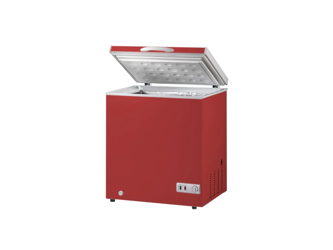 CONSERVADORA / CONGELADORA 155 LTS COLOR ROJO NORKALT 3