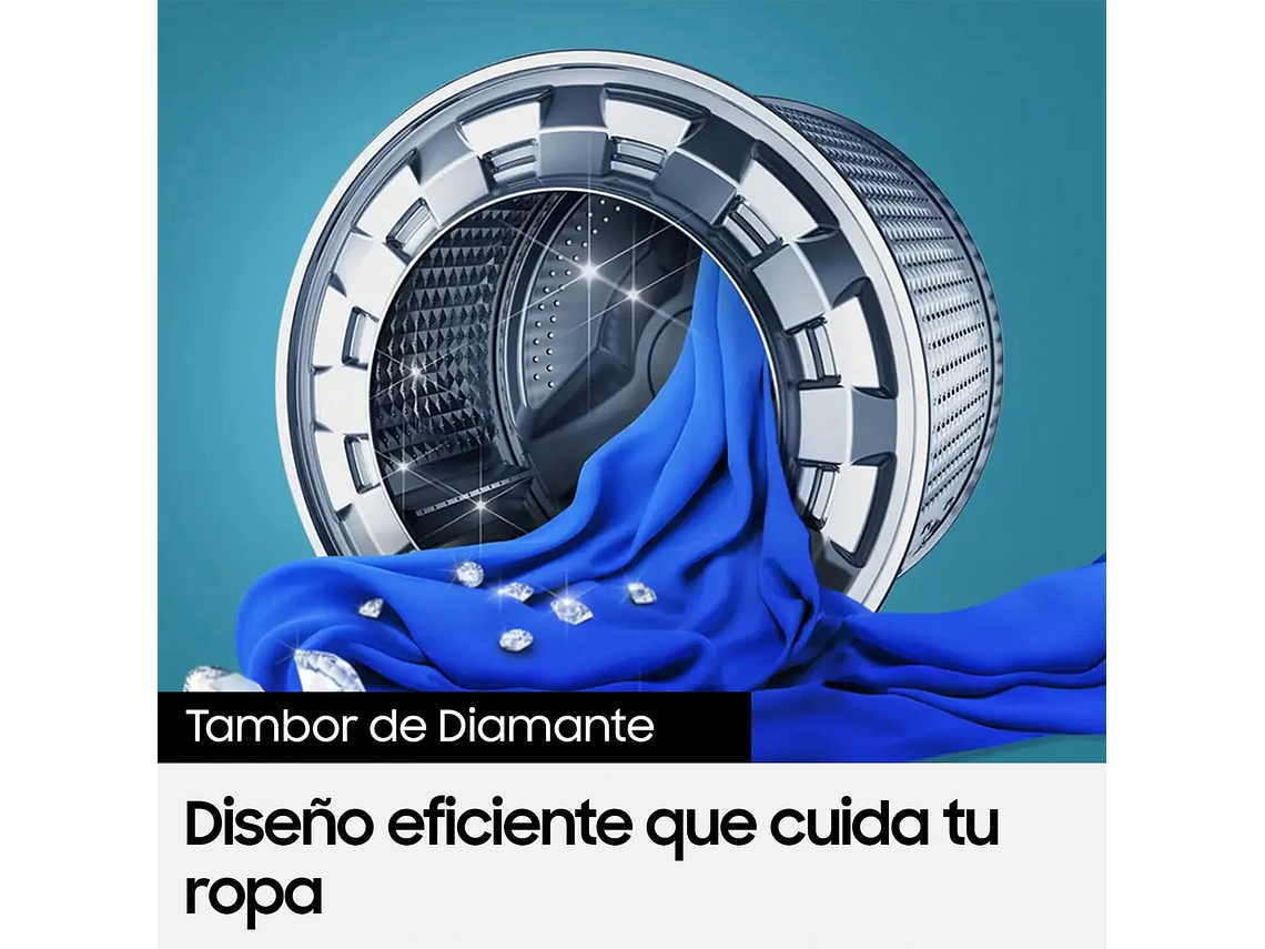 LAVADORA CARGA SUPERIOR SAMSUNG WA80F21S8BZS BE SPOKE 21KG NEGRO 10