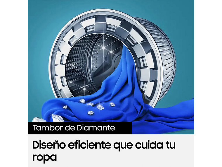 LAVADORA CARGA SUPERIOR SAMSUNG WA80F21S8BZS BE SPOKE 21KG NEGRO 10