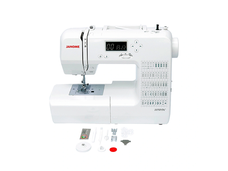 PACK JANOME MAQUINA DE COSER 1050DC + MAQUINA OVERLOCK 8002D 1