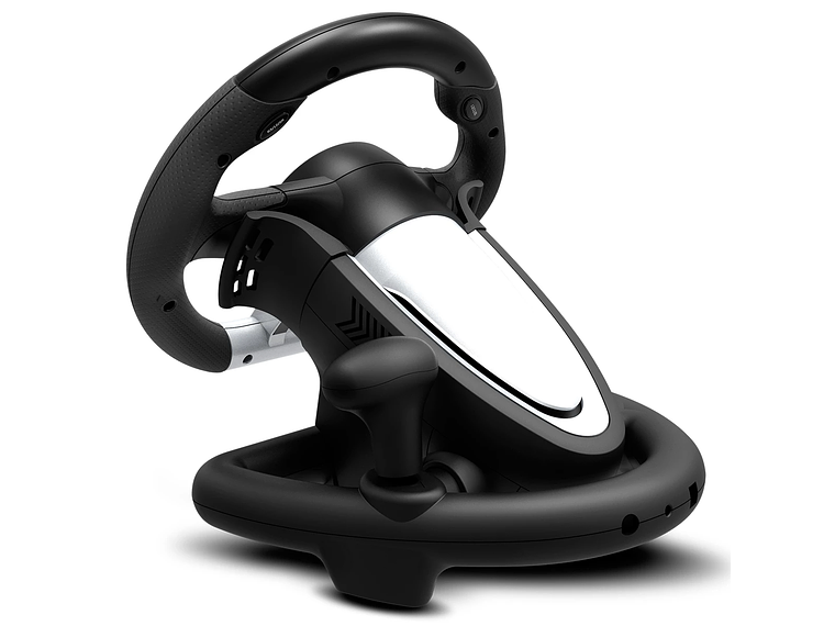 KIT VOLANTE CON PEDALES KROM K-WHEEL PREMIUM PS4 XBOX ONE PC 5