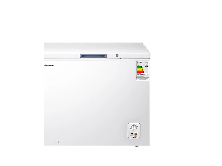 FREEZER HORIZONTAL HISENSE 297 L FRÍO DIRECTO FC-39DT BLANCO 1
