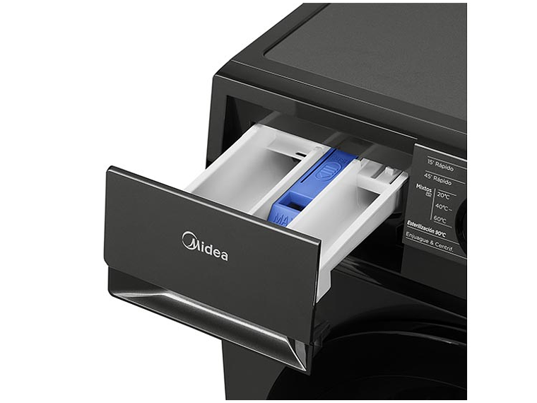 LAVADORA CARGA FRONTAL MIDEA MF100W125B/T 12.5KG TITANIO 3